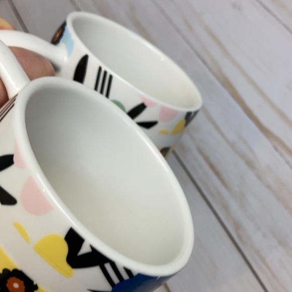 Starbucks Sakura Cherry Blossom Banded 12oz Mug Set of 2 Rare Collectible Floral - Picture 13 of 16